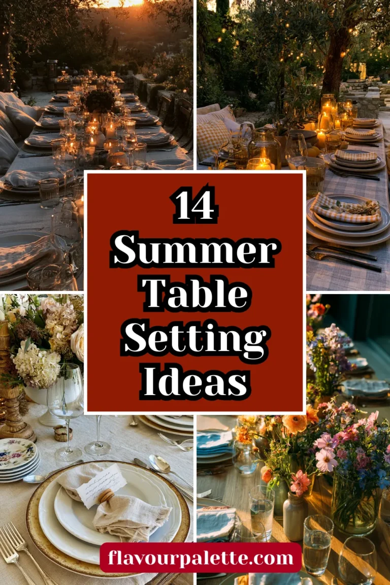 14 Summer Table Setting Ideas That Make Every Meal Feel Like an Occasion