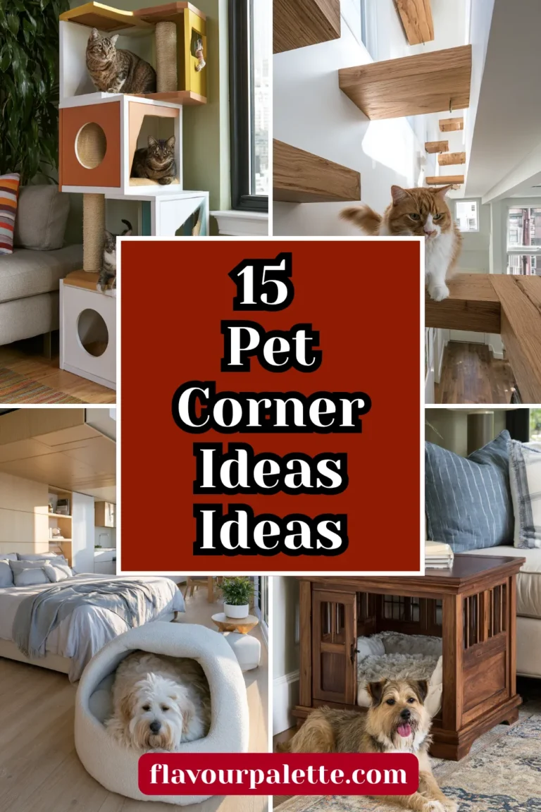 15 Pet Corner Ideas for Studio Apartments That Work for Both of You