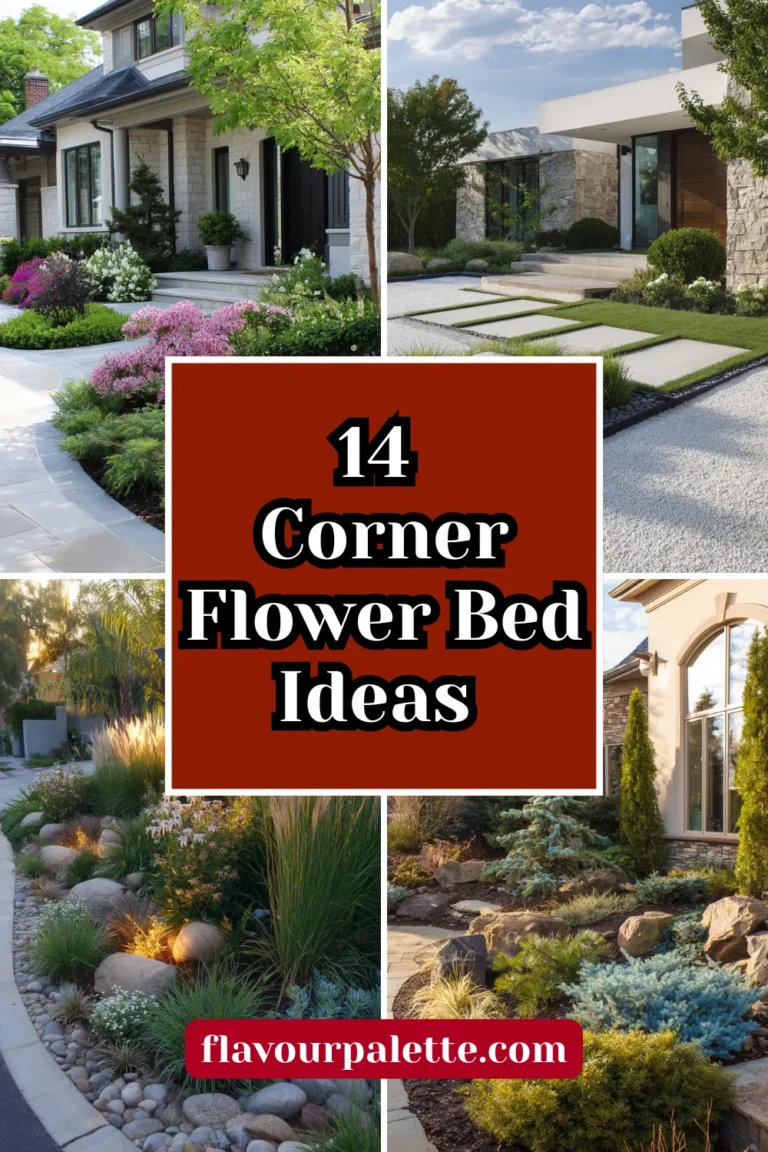 14 Corner Flower Bed Ideas for Front Gardens That Look Stunning