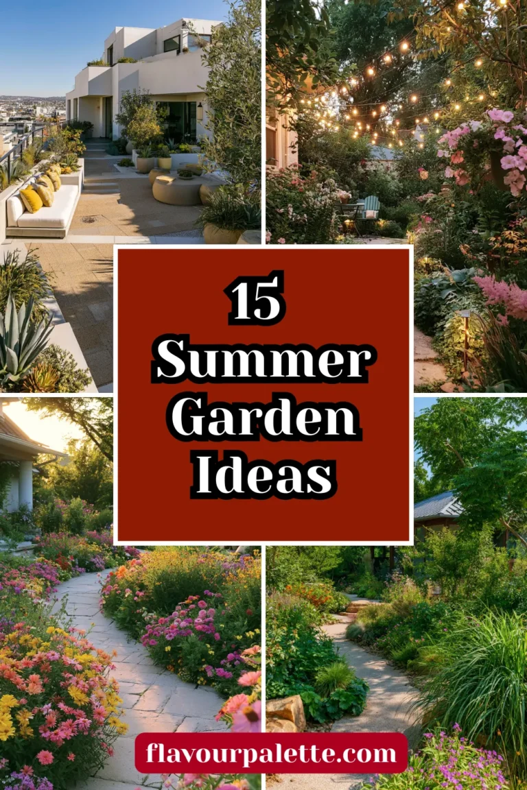 15 Summer Garden Ideas That Feel Relaxing and Beautiful