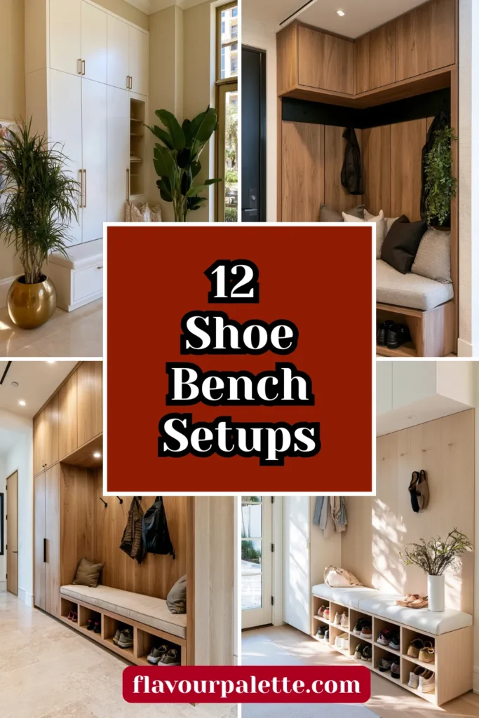 12 Shoe Bench Setups for the Entryway of a Very Organized Household 1 15 45