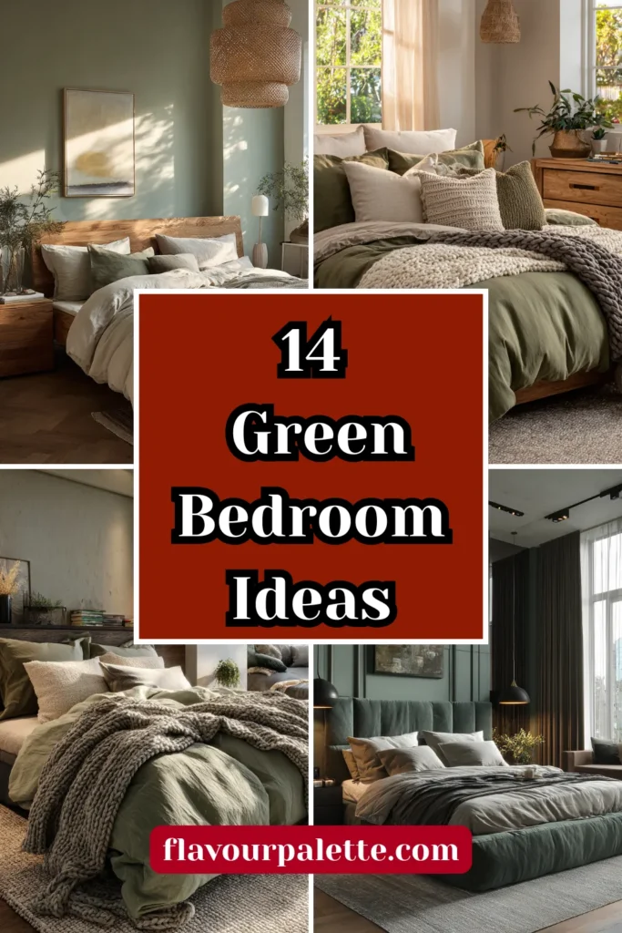 14 Green Bedroom Ideas | Calm Cozy Bedroom Aesthetic 1 15 48
