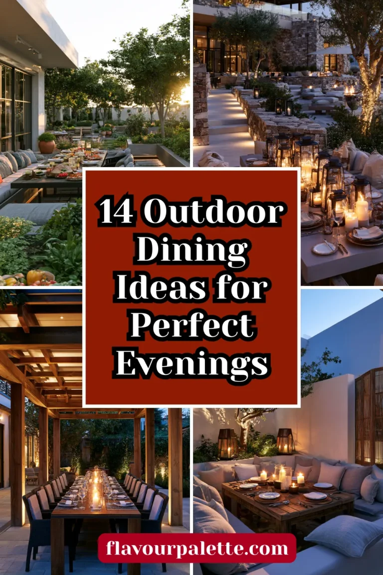 14 Outdoor Dining Ideas for Perfect Evenings Outside