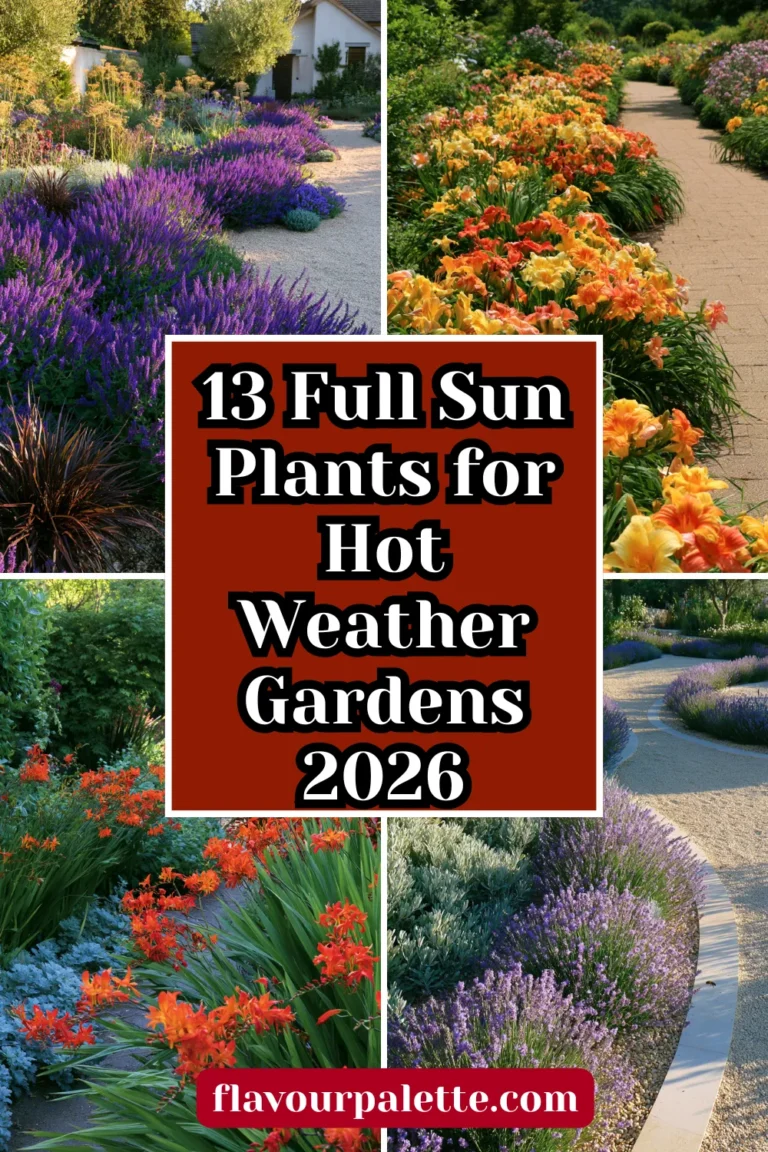 13 Best Full Sun Plants for Hot Weather Gardens in 2026