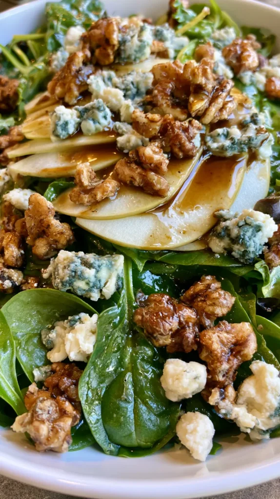 13 Salad Bowl Recipes You’ll Love! 10 Apple Walnut Salad with Blue Cheese