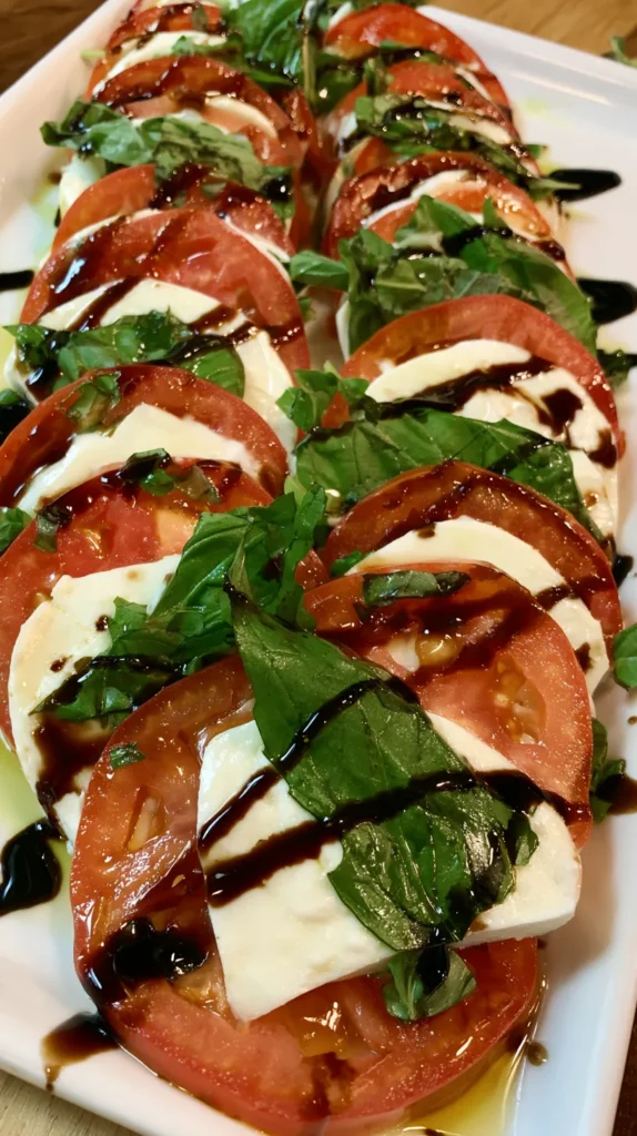 13 Salad Bowl Recipes You’ll Love! 9 Caprese Salad with Balsamic Reduction