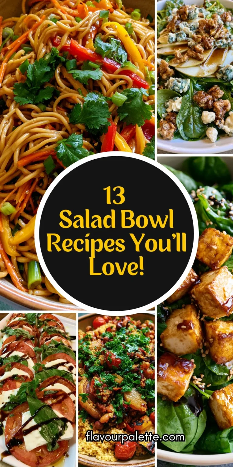 13 Salad Bowl Recipes You’ll Love!