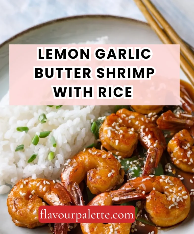 Lemon Garlic Butter Shrimp with Rice – Bright, Buttery & On the Table in 25 Minutes
