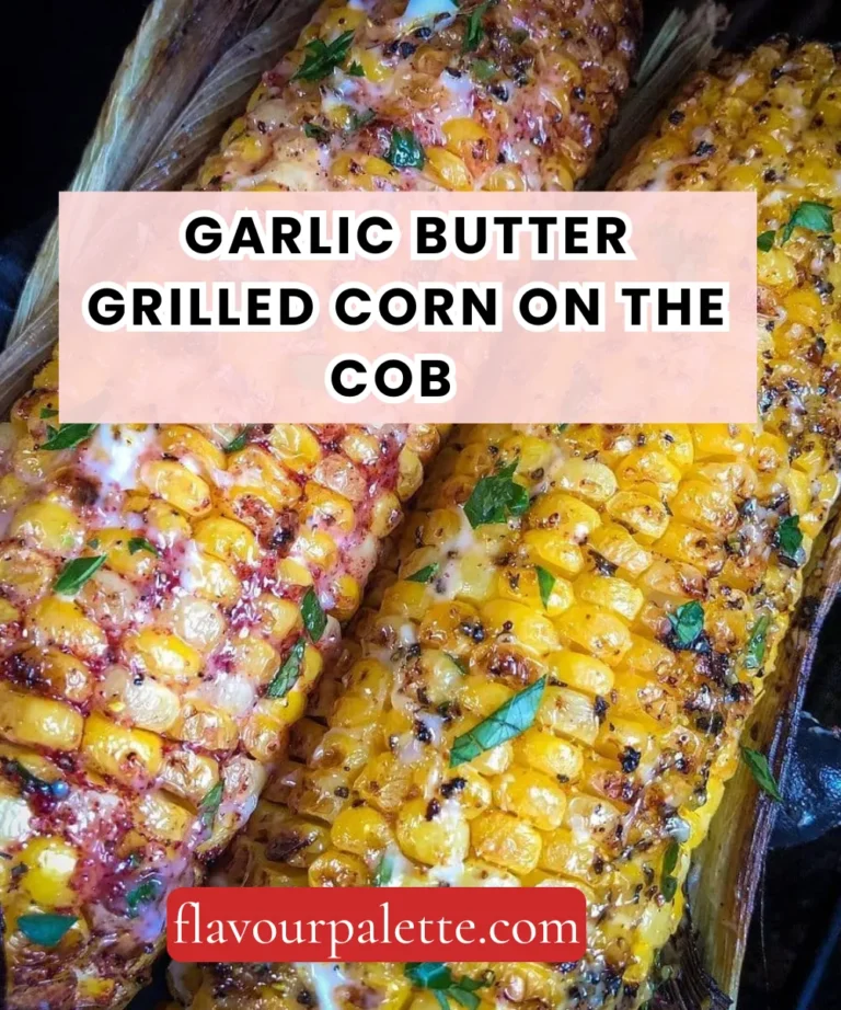 Garlic Butter Grilled Corn on the Cob with Chili Flakes – The Ultimate Summer Side