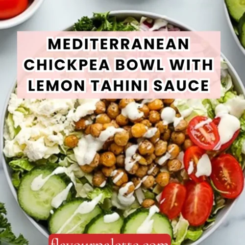 Mediterranean Chickpea Bowl with Lemon Tahini Sauce – Nourishing, Bold & Ready in 30 Minutes 3 Lemon 21