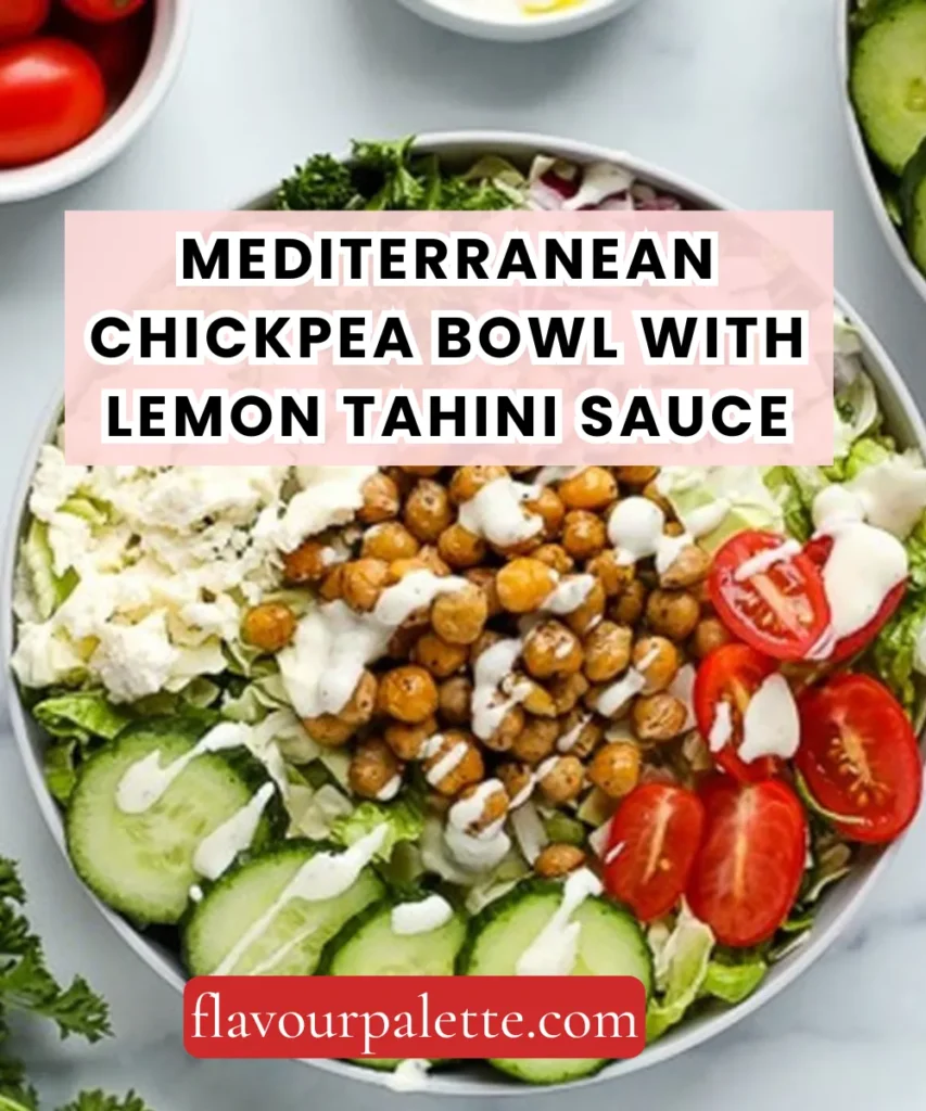 Mediterranean Chickpea Bowl with Lemon Tahini Sauce – Nourishing, Bold & Ready in 30 Minutes 1 Lemon 21