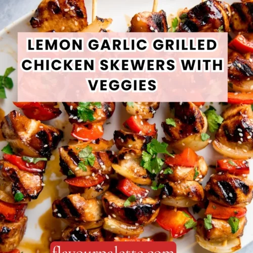 Lemon Garlic Grilled Chicken Skewers with Veggies – Juicy, Bright & Built for Summer 3 Lemon 22