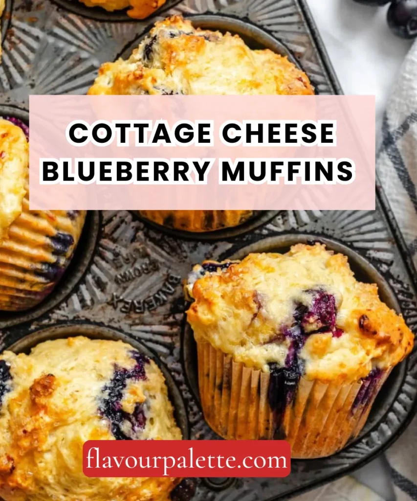Cottage Cheese Blueberry Muffins – Fluffy, Protein-Packed & Bursting with Berries 1 Lemon 28