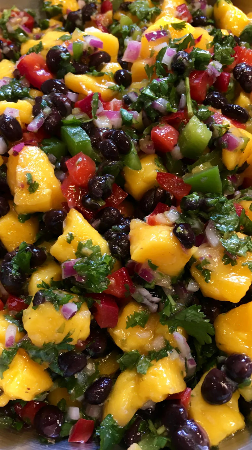 13 Salad Bowl Recipes You’ll Love! 5 Tropical Mango and Black Bean Salad