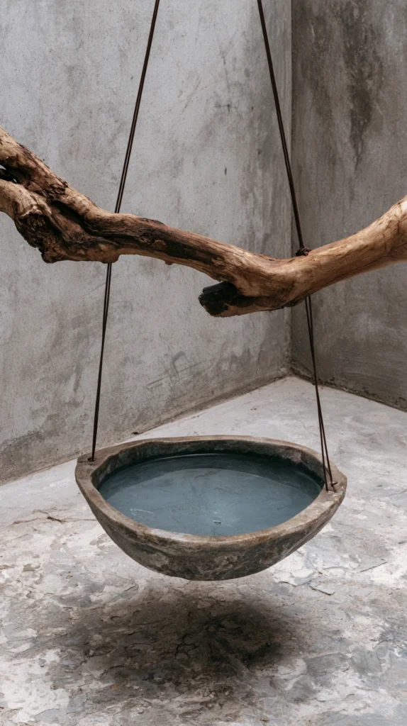 12 Hanging Bird Bath Ideas for Space-Saving Wildlife Support 11 fg 10 1