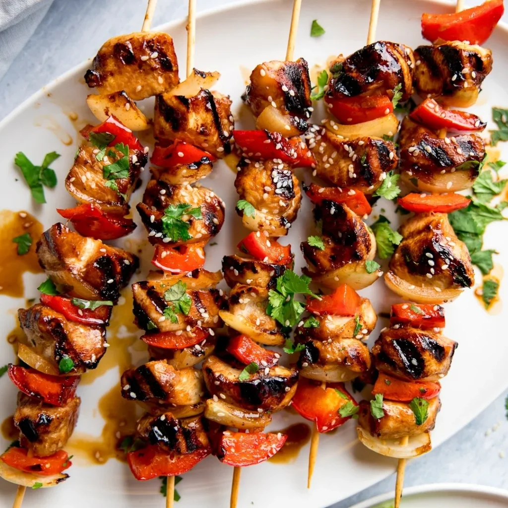 Lemon Garlic Grilled Chicken Skewers with Veggies – Juicy, Bright & Built for Summer 2 keep 19