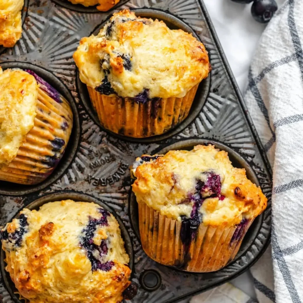 Cottage Cheese Blueberry Muffins – Fluffy, Protein-Packed & Bursting with Berries 2 keep 25