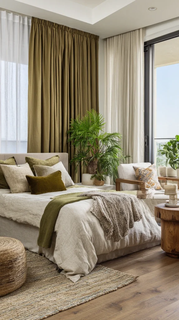 14 Green Bedroom Ideas | Calm Cozy Bedroom Aesthetic 12 qs 11