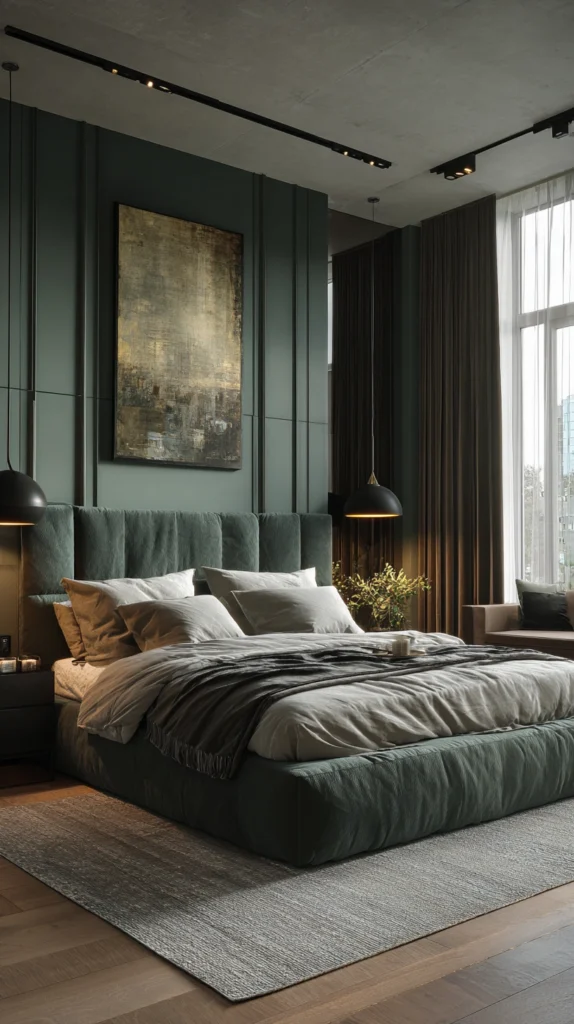 14 Green Bedroom Ideas | Calm Cozy Bedroom Aesthetic 14 qs 13