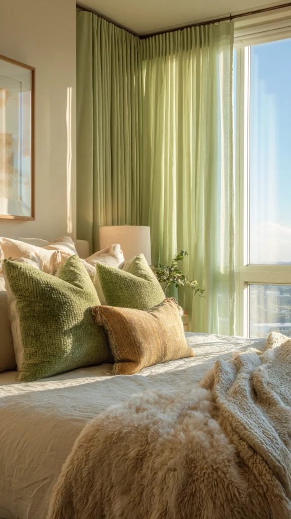 14 Green Bedroom Ideas | Calm Cozy Bedroom Aesthetic 15 qs 14