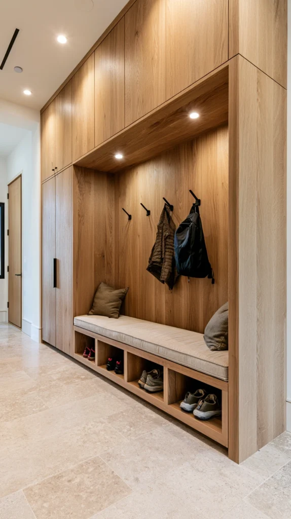 12 Shoe Bench Setups for the Entryway of a Very Organized Household 2 rf 1