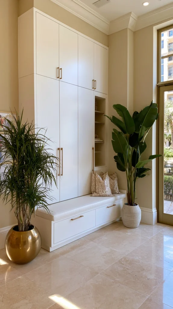 12 Shoe Bench Setups for the Entryway of a Very Organized Household 5 rf 4