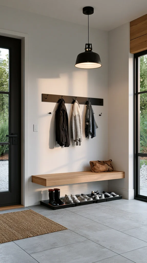 12 Shoe Bench Setups for the Entryway of a Very Organized Household 8 rf 7