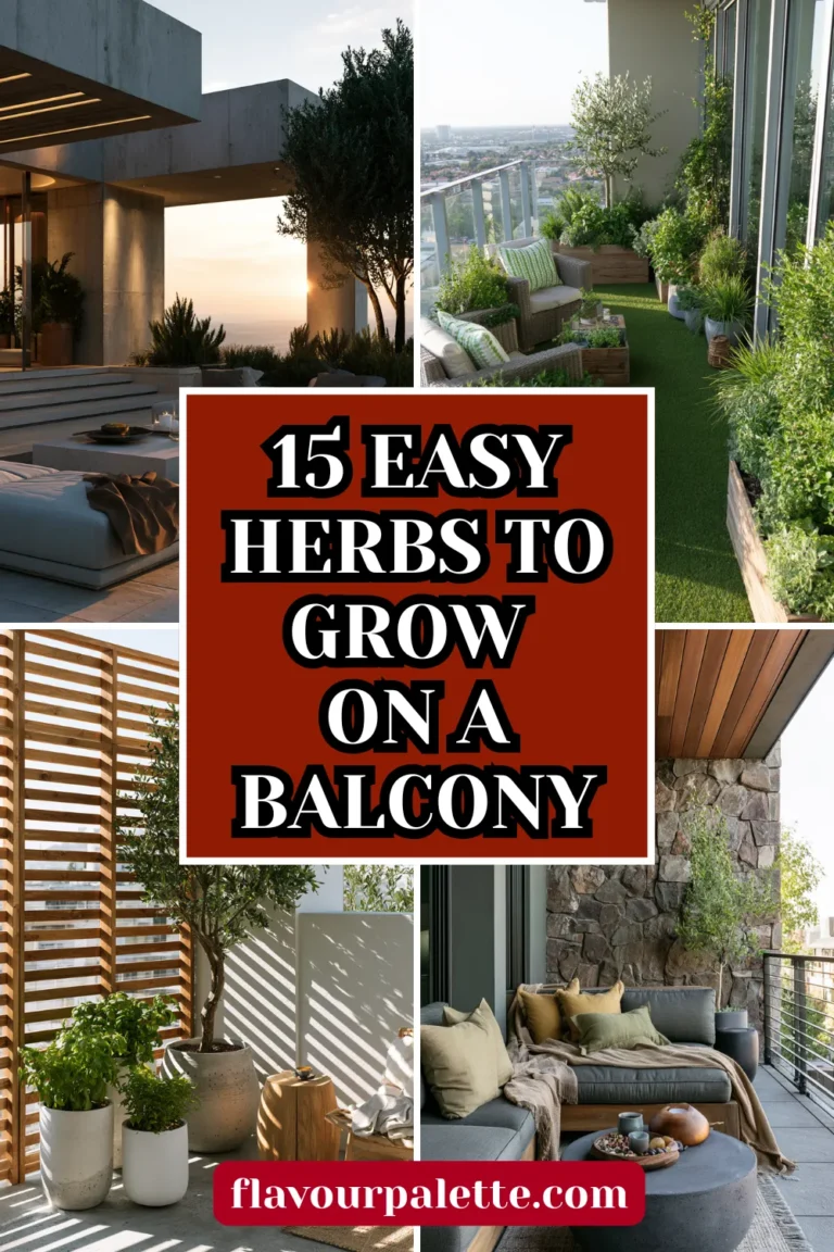 15 Easy Herbs to Grow on a Balcony