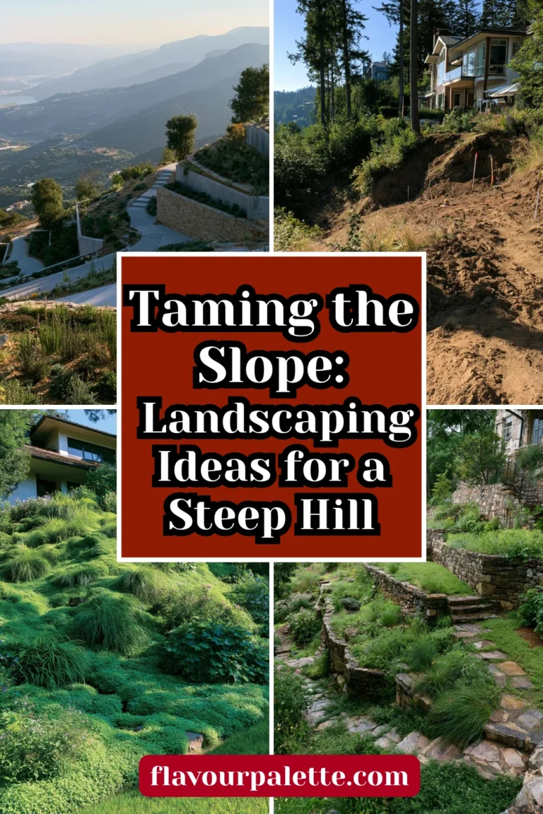 Taming the Slope: Landscaping Ideas for a Steep Hill