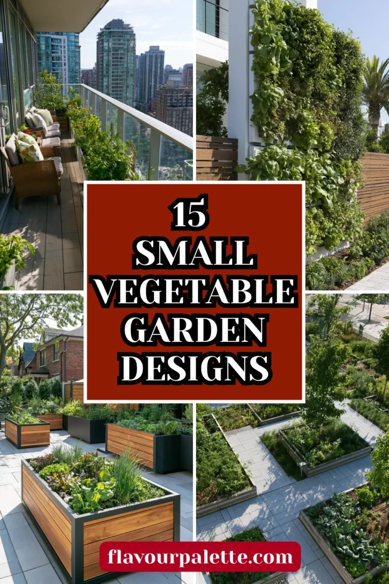15 Small Vegetable Garden Designs