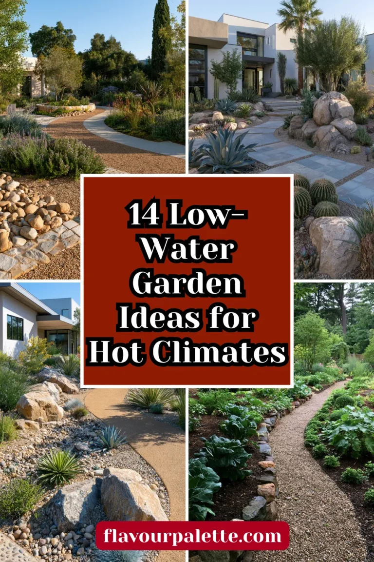 14 Low-Water Garden Ideas for Hot Climates