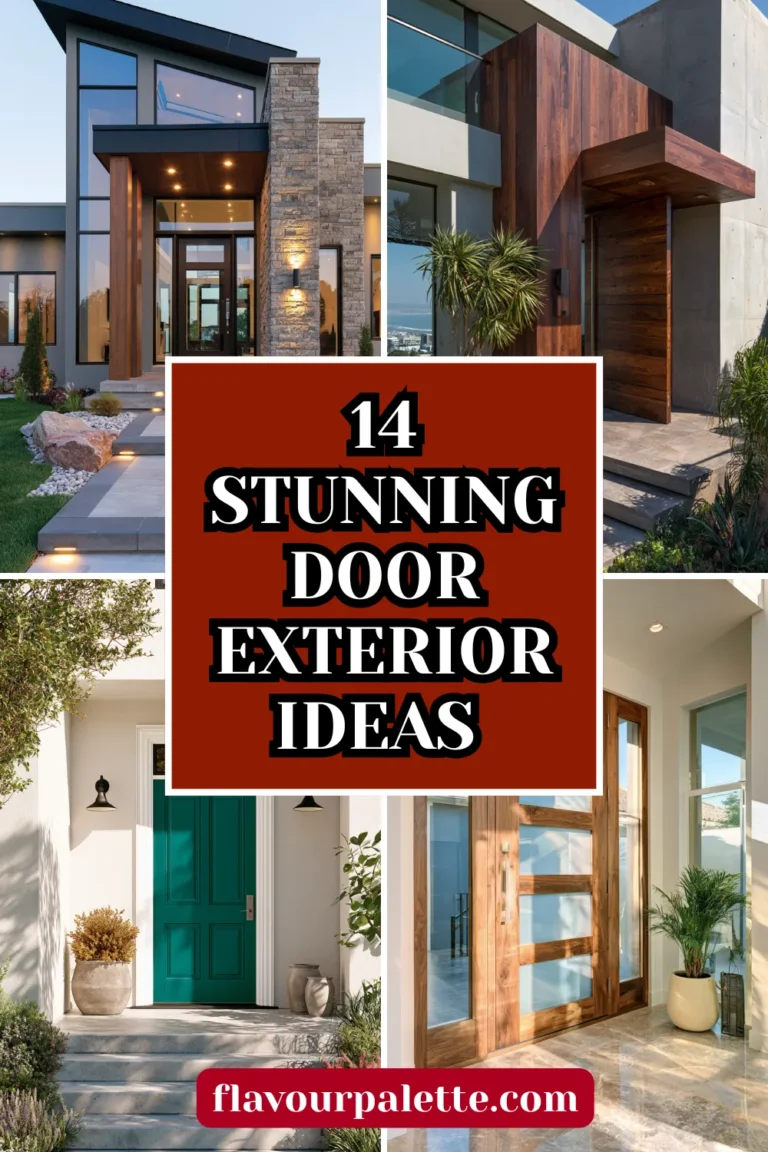 14 Stunning Door Exterior Ideas for a More Welcoming Entrance
