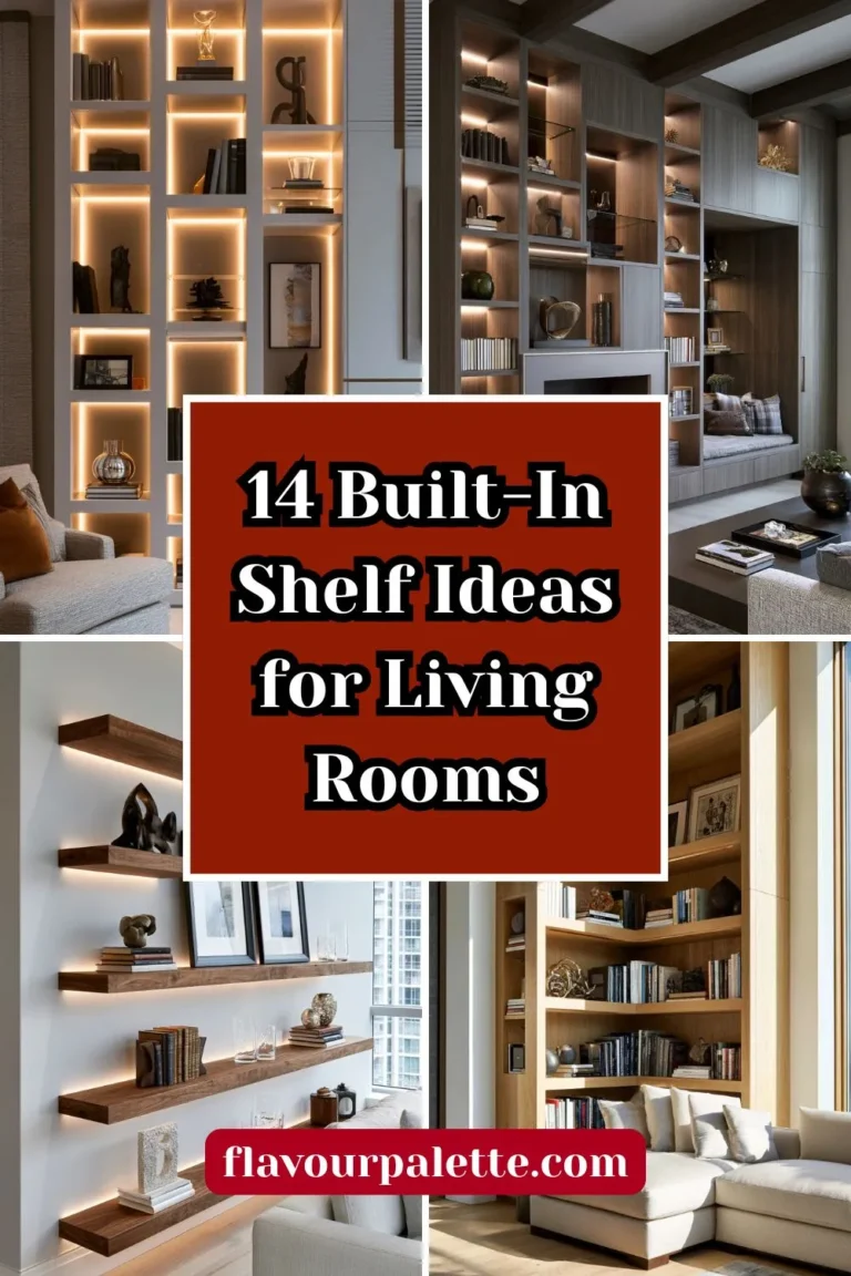 14 Built-In Shelf Ideas for Living Rooms 1 14 Built-In Shelf Ideas for Living Rooms