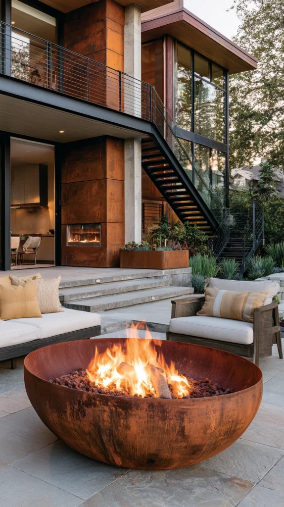 14 Fire Bowl Ideas for Modern Patios 3 ES 2