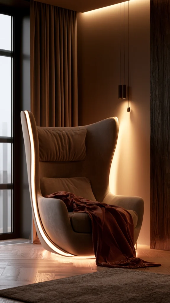 13 Cozy Throw Blanket and Chair Ideas for Office Breaks 4 fe 3