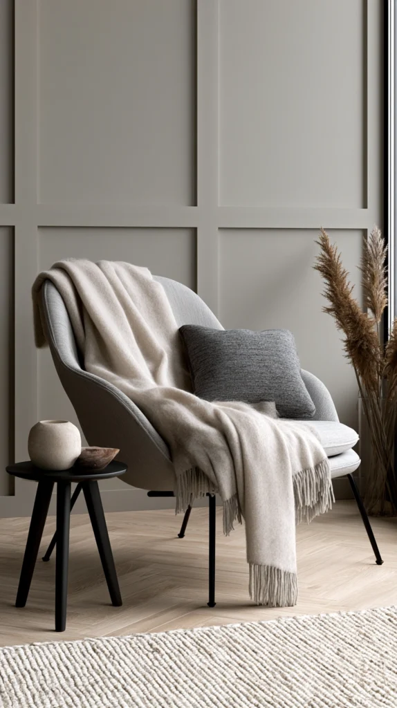 13 Cozy Throw Blanket and Chair Ideas for Office Breaks 5 fe 4