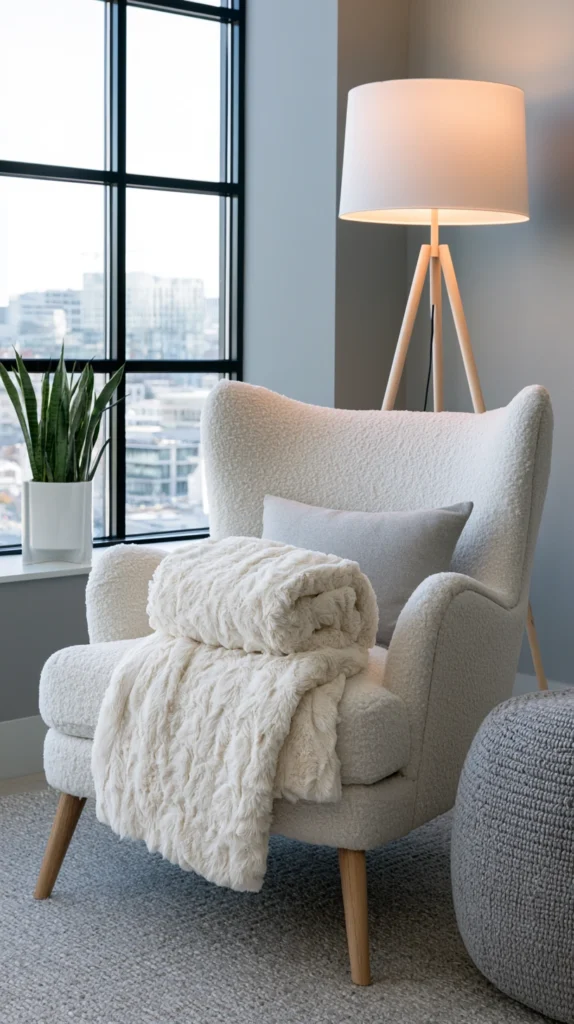 13 Cozy Throw Blanket and Chair Ideas for Office Breaks 9 fe 8