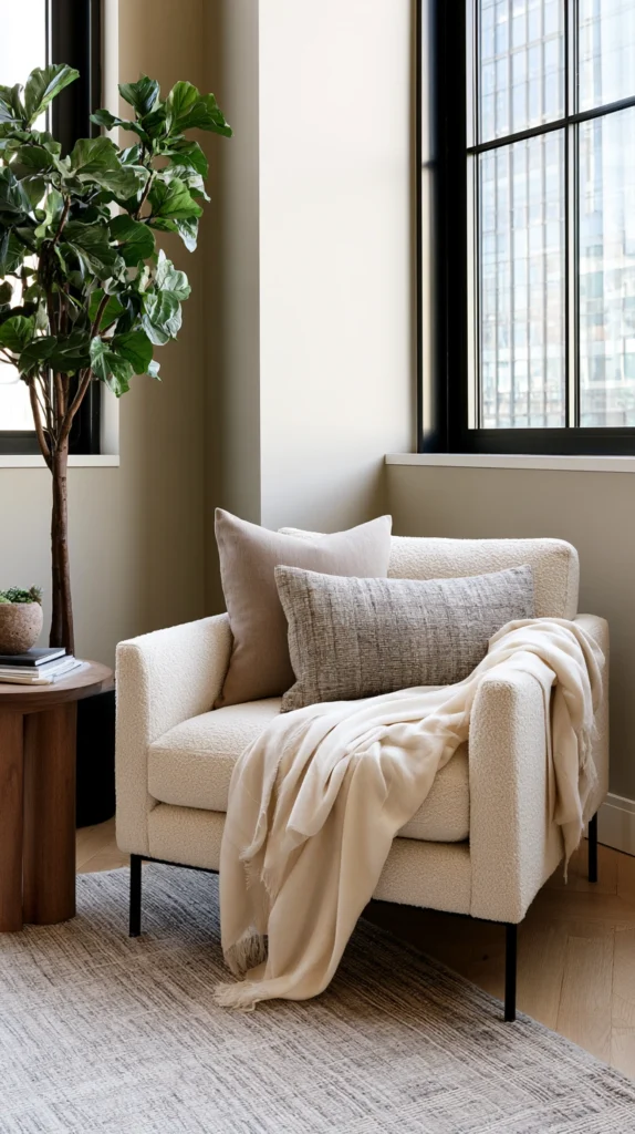 13 Cozy Throw Blanket and Chair Ideas for Office Breaks 10 fe 9