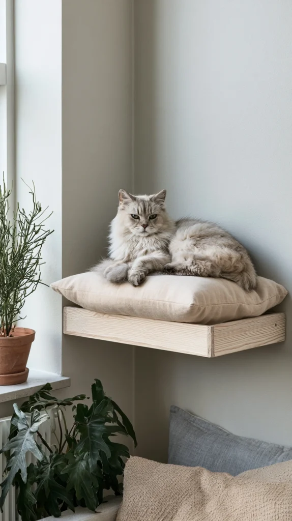 15 Floating Cat Bed Ideas That Save Space, Elevate Your Décor, and Make Your Cat Happier 11 pd 10 1