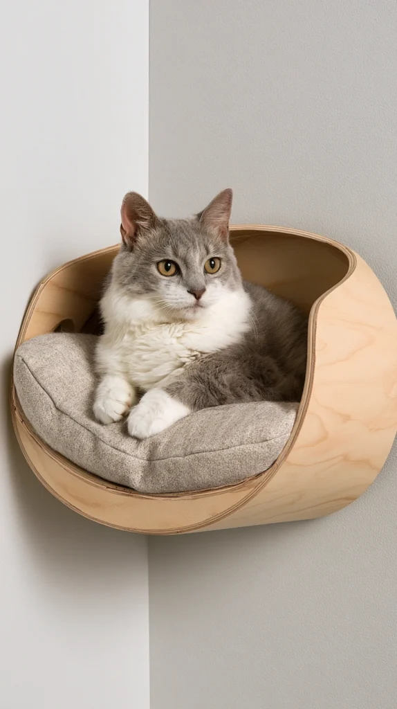 15 Floating Cat Bed Ideas That Save Space, Elevate Your Décor, and Make Your Cat Happier 12 pd 11 1