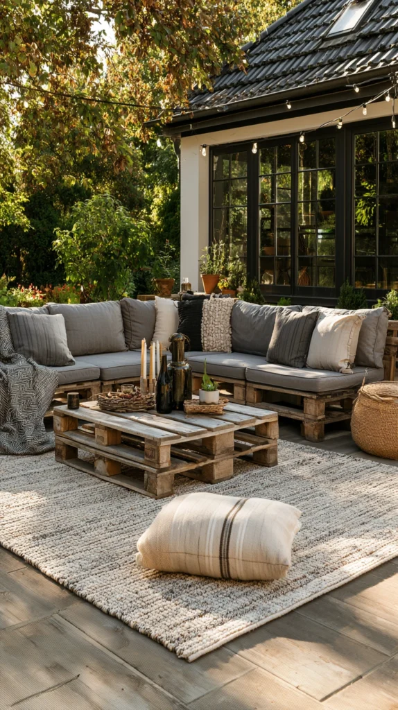 14 Stylish Small Garden Pallet Seating Ideas with a Luxury Feel 12 qe 11