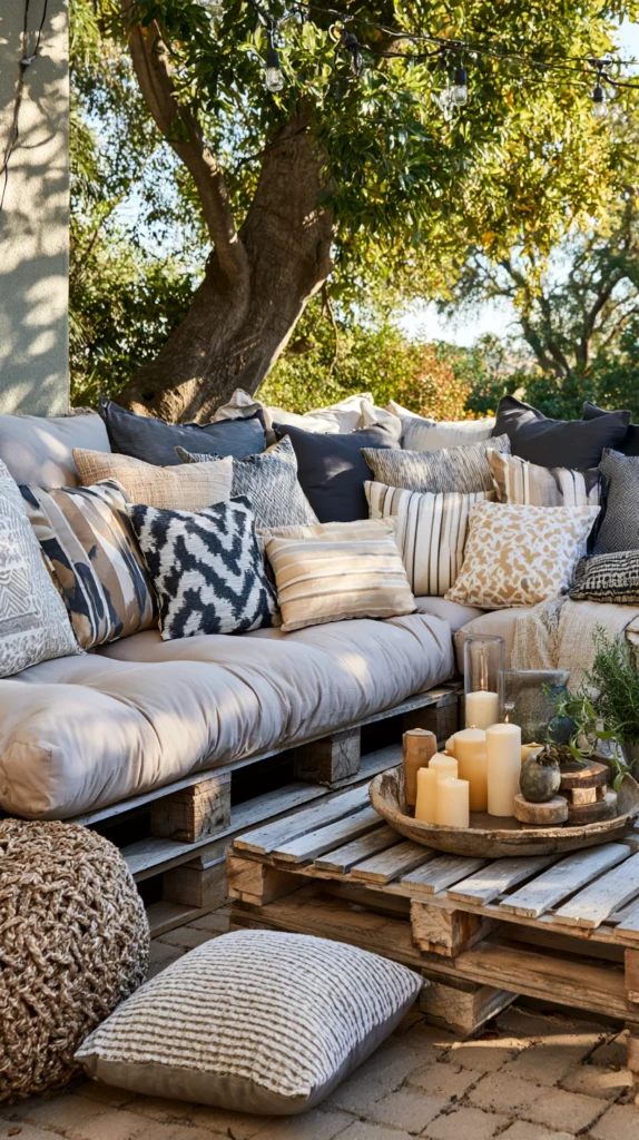 14 Stylish Small Garden Pallet Seating Ideas with a Luxury Feel 13 qe 12