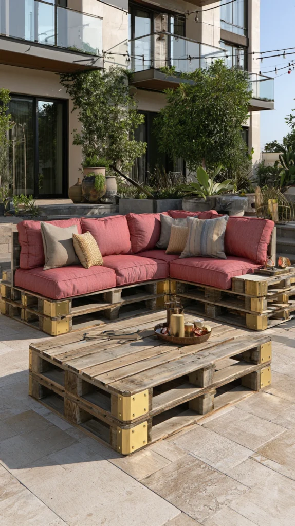 14 Stylish Small Garden Pallet Seating Ideas with a Luxury Feel 5 qe 4