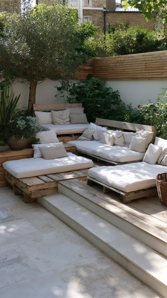 14 Stylish Small Garden Pallet Seating Ideas with a Luxury Feel 6 qe 5