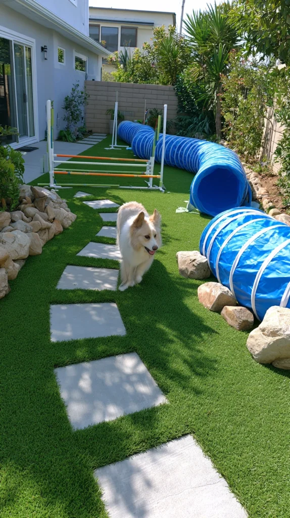 15 Backyard Agility Course Ideas for Dogs 16 wf 15