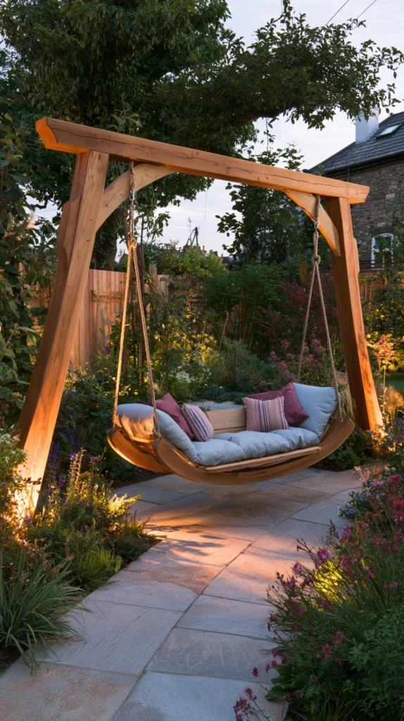 14 Wooden Garden Swing Inspiration 13 wq 12