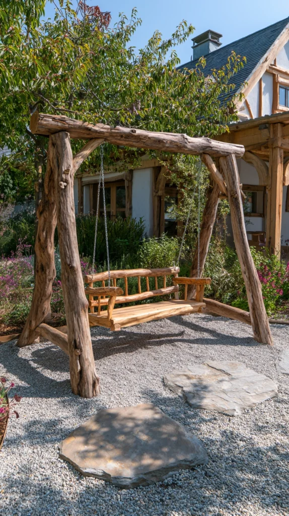 14 Wooden Garden Swing Inspiration 5 wq 4