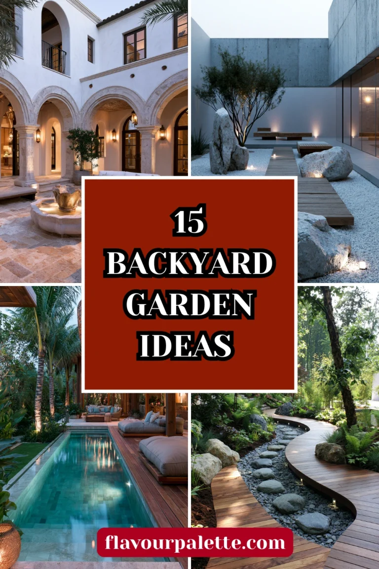 15 Backyard Garden Ideas That Feel Like a Private Retreat