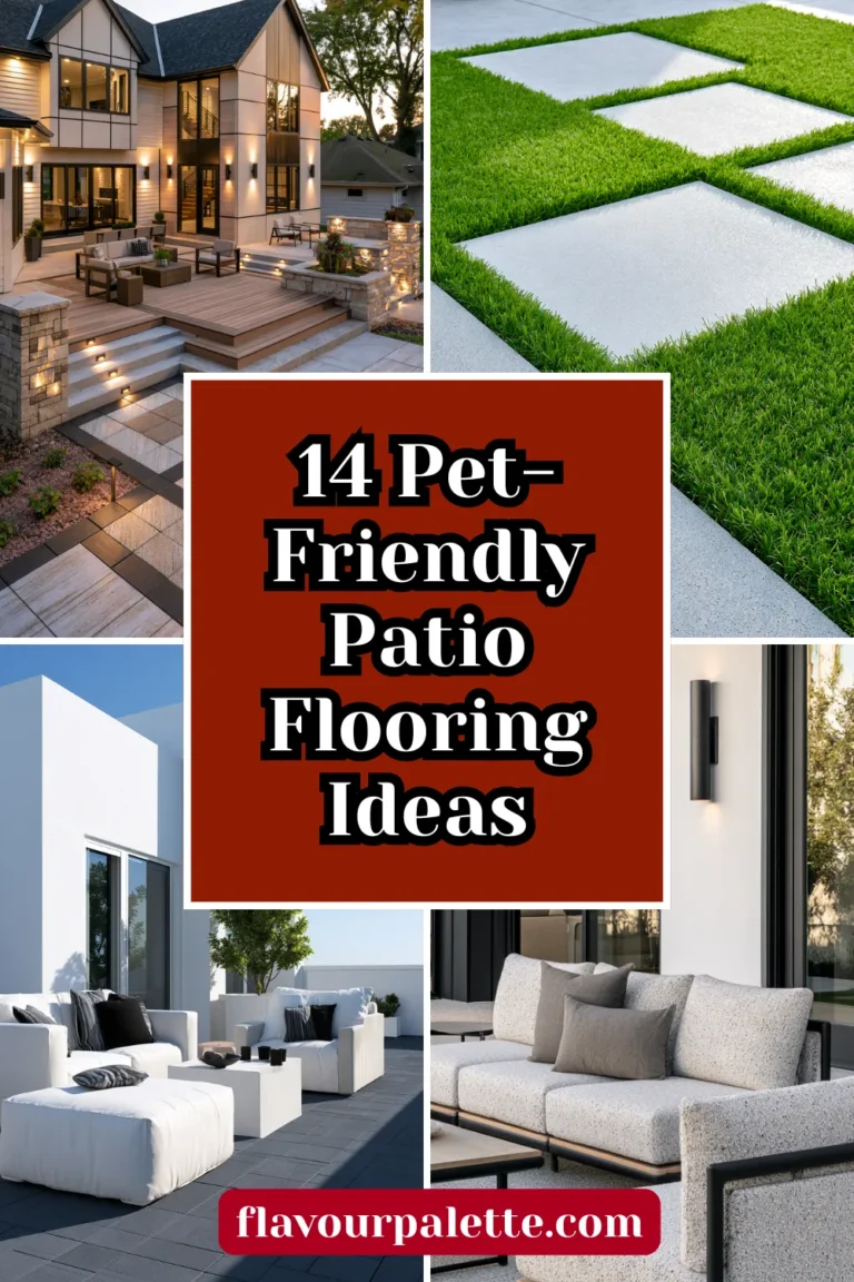 14 Pet-Friendly Patio Flooring Ideas