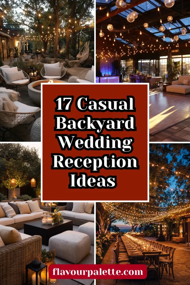 17 Casual Backyard Wedding Reception Ideas That'll Wow Your Guests 18 17 Casual Backyard Wedding Reception Ideas That’ll Wow Your Guests